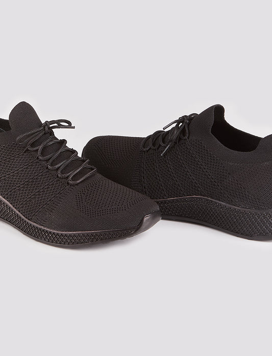 Cabani 134A1402 Erkek Triko Günlük Ayakkabı Siyah