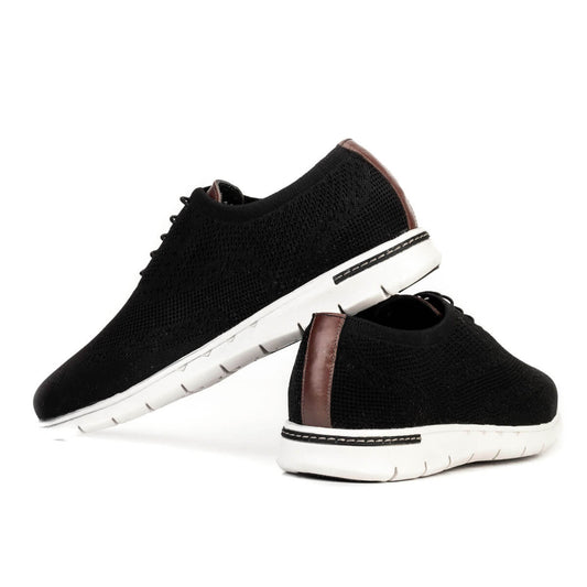 Cabani 133B1403 Erkek Triko Günlük Ayakkabı 421 Siyah Triko Siyah Taban