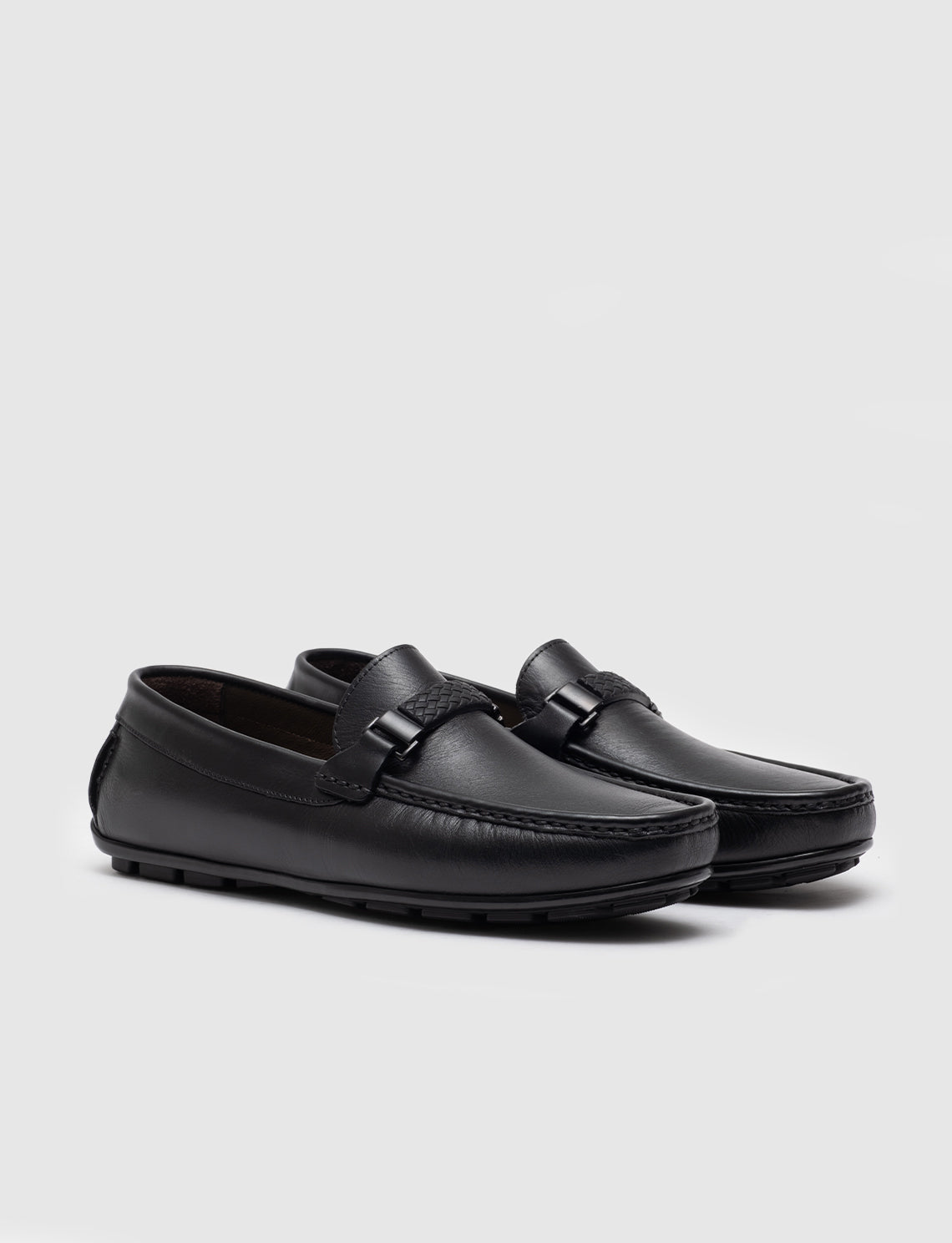 Cabani 010M2823 Erkek %100 Hakiki Deri loafer & makosen Siyah