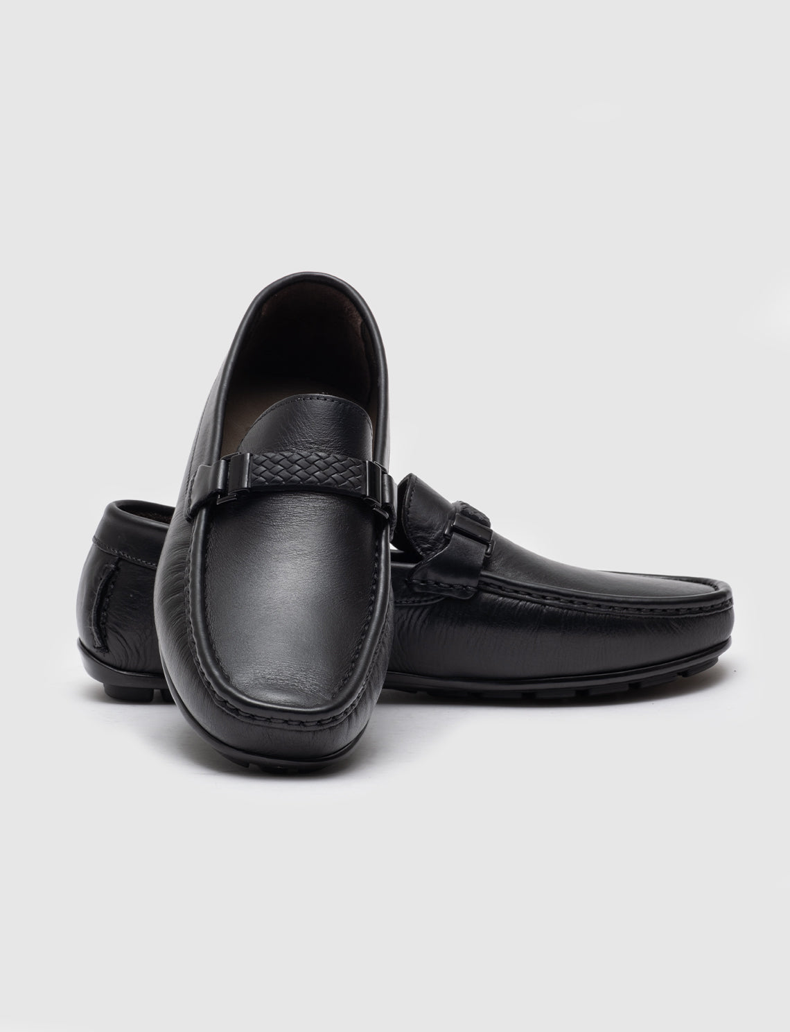 Cabani 010M2823 Erkek %100 Hakiki Deri loafer & makosen Siyah