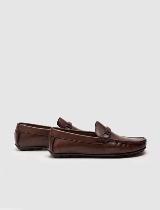 Cabani 010M2823 Erkek %100 Hakiki Deri loafer & makosen 691 Kahve Sannetta