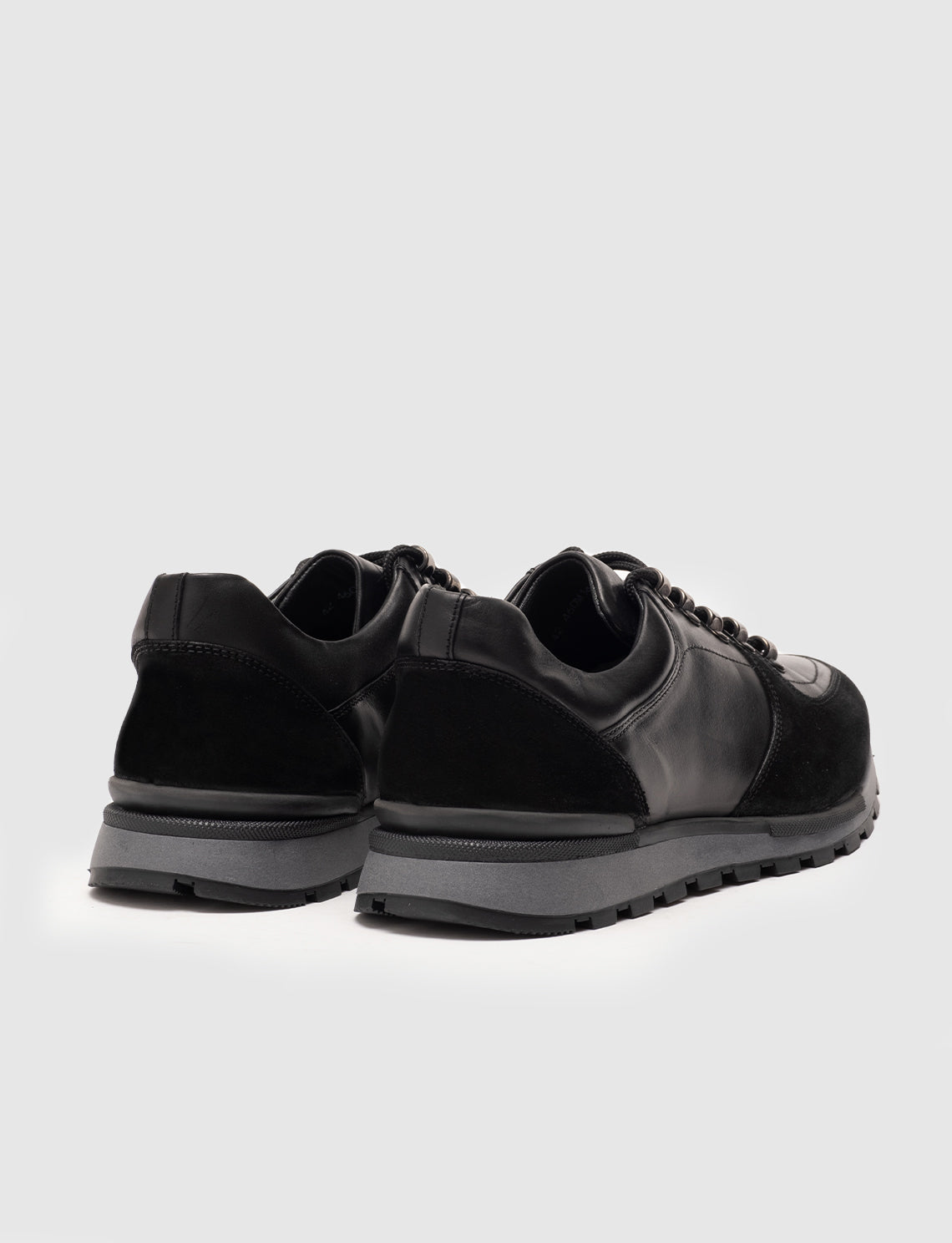 Cabani 460M1446 Erkek %100 Hakiki Deri sneaker &spor Siyah