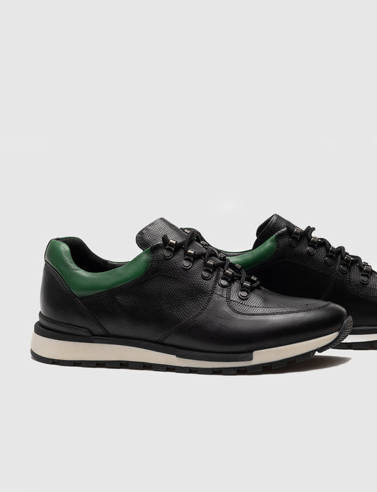 Cabani 460M1446 Erkek %100 Hakiki Deri sneaker &spor 523 Kahve Sanetta - Taba Napa