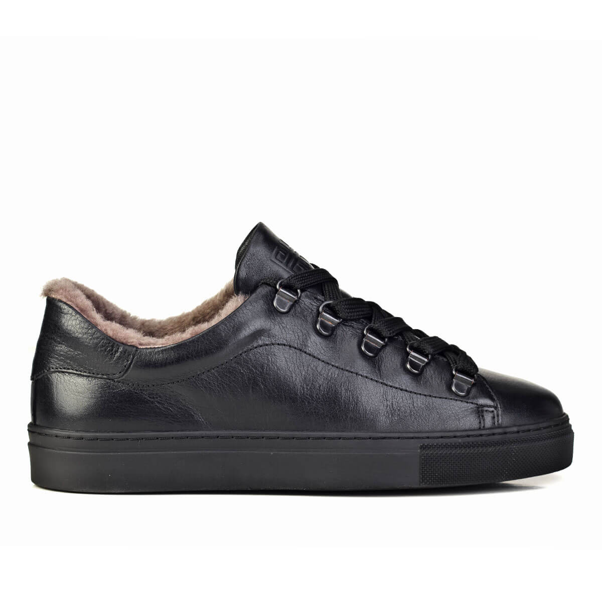 Cabani 136K1471 Kadın %100 Hakiki Deri sneaker &spor 400 Siyah Napa