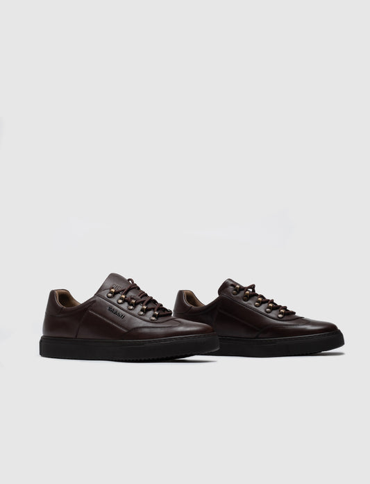 Cabani 454M1448 Erkek %100 Hakiki Deri sneaker &spor 357 Laci Flap - Yeşil Flap