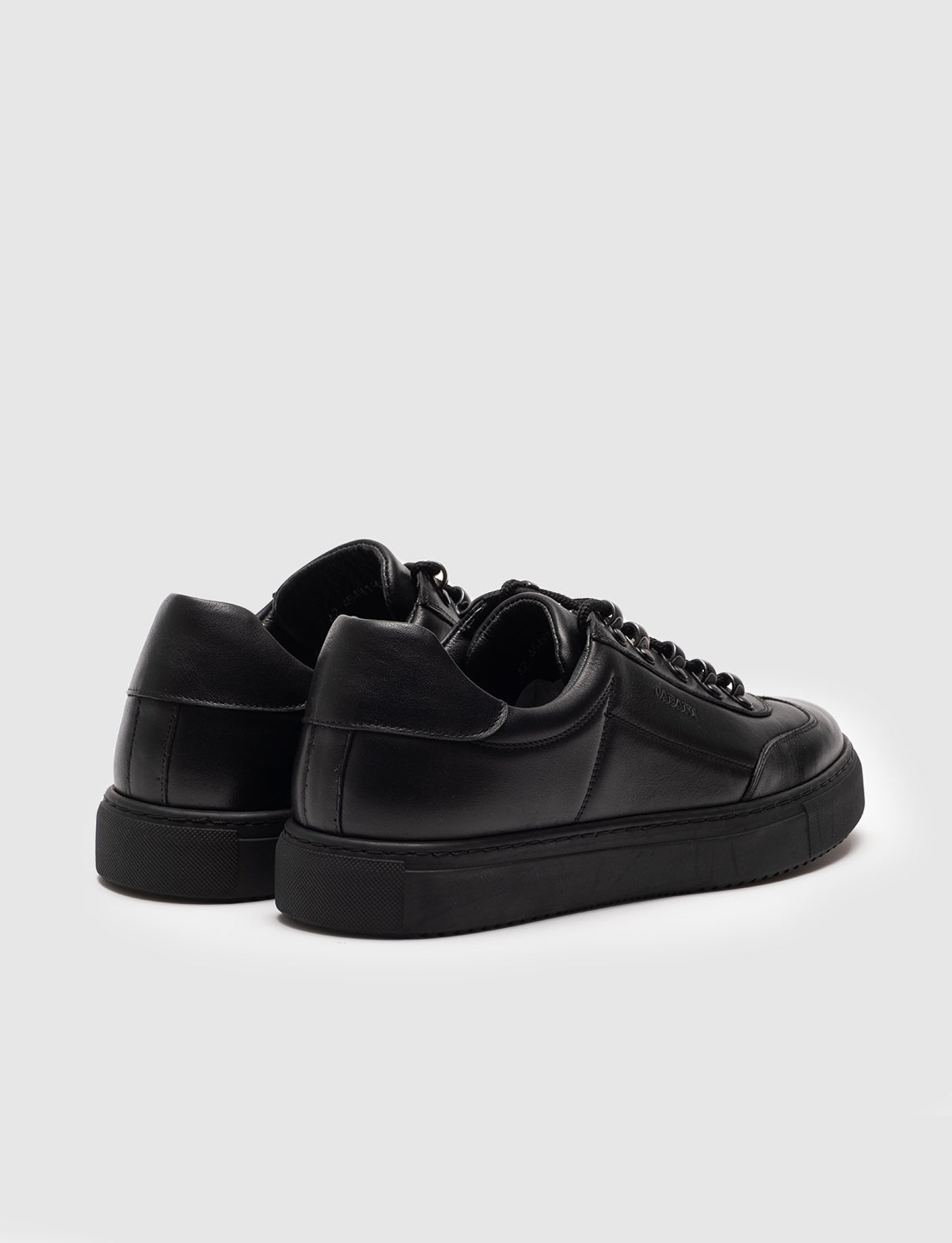 Cabani 454M1448 Erkek %100 Hakiki Deri sneaker &spor 400 Siyah Napa