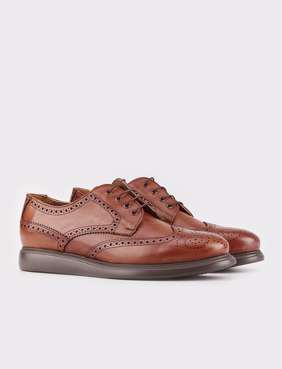 Cabani 114M506 Erkek %100 Hakiki Deri Günlük Ayakkabı Taba