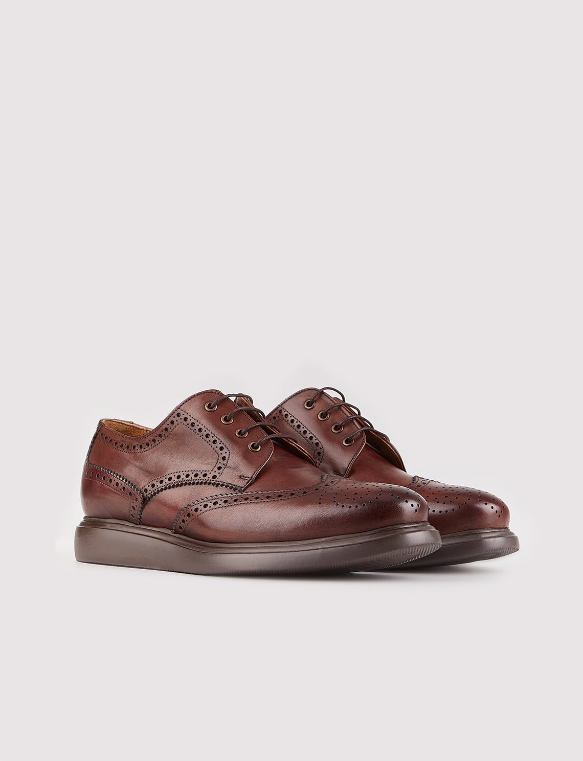 Cabani 114M506 Erkek %100 Hakiki Deri Günlük Ayakkabı Kahverengi