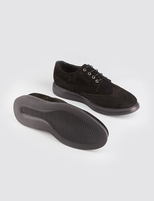 Cabani 114M506 Erkek Süet Hakiki Deri Günlük Ayakkabı 005 Siyah Suet