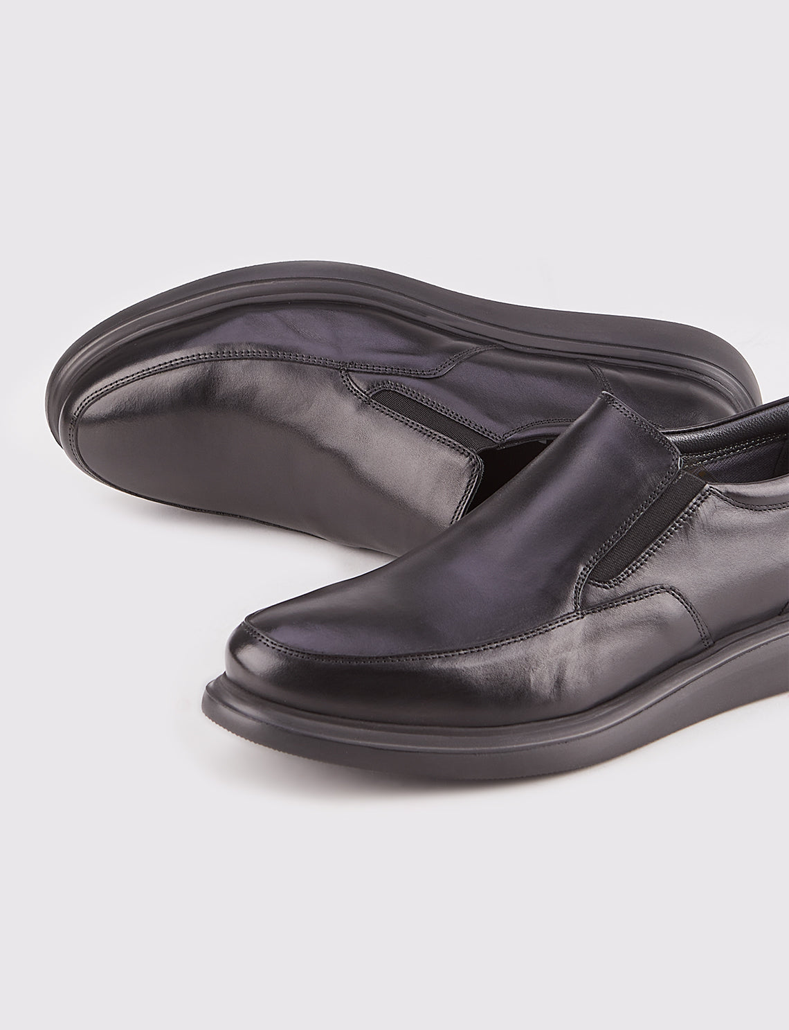 Cabani 114C1415 Erkek %100 Hakiki Deri Günlük Ayakkabı Siyah