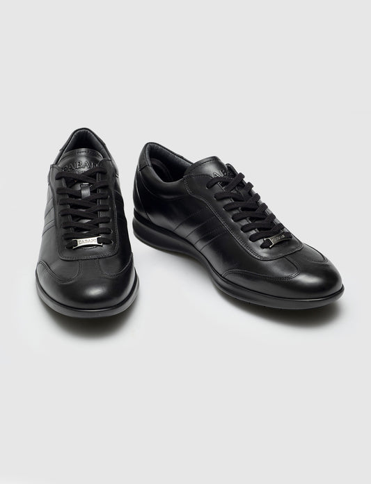 Cabani 251M726 Erkek %100 Hakiki Deri Günlük Ayakkabı 017 Siyah Antik-Siyah Geyik