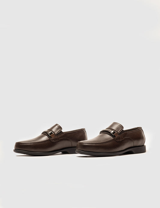Cabani 121M1116 Erkek %100 Hakiki Deri loafer & makosen Kahverengi