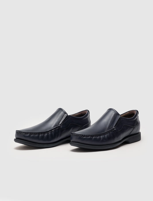 Cabani 121M296 Erkek %100 Hakiki Deri Loafer Ayakkabı Lacivert