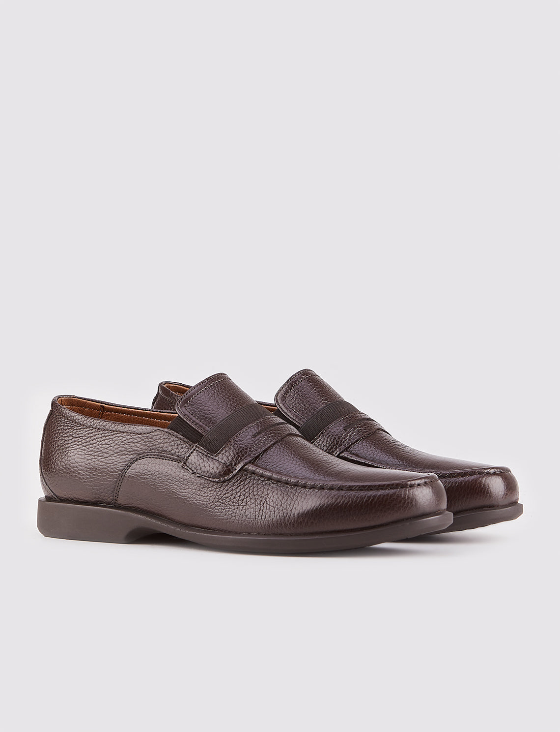 Cabani 121M1016 Erkek %100 Hakiki Deri loafer & makosen Kahverengi