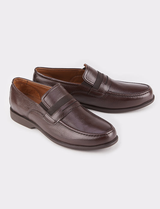 Cabani 121M1016 Erkek %100 Hakiki Deri loafer & makosen 327 Kahve Kırma Floter