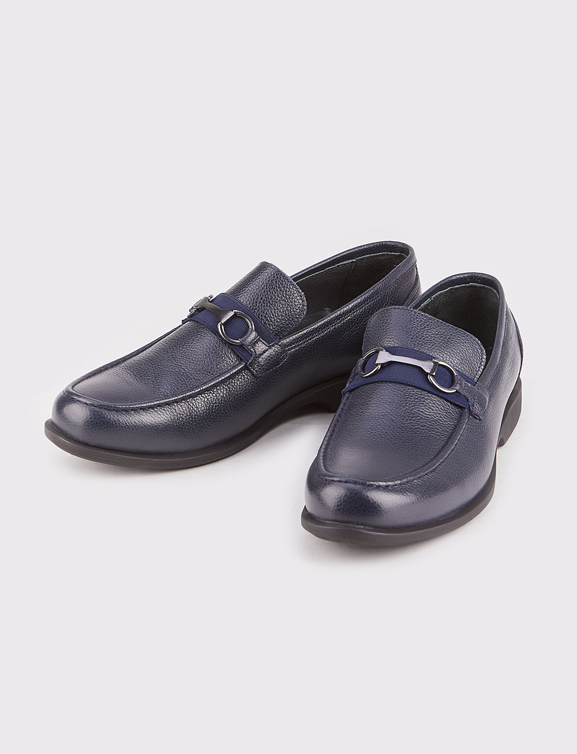 Cabani 121M1416 Erkek %100 Hakiki Deri loafer & makosen Lacivert