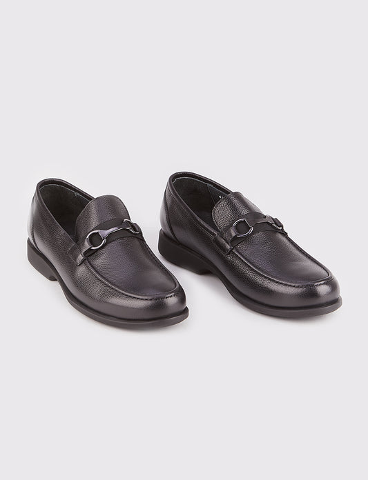 Cabani 121M1416 Erkek %100 Hakiki Deri loafer & makosen Siyah