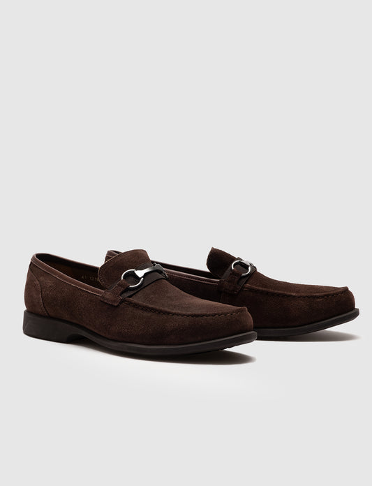 Cabani 121M1416 Erkek Süet Hakiki Deri loafer & makosen Kahve Suet