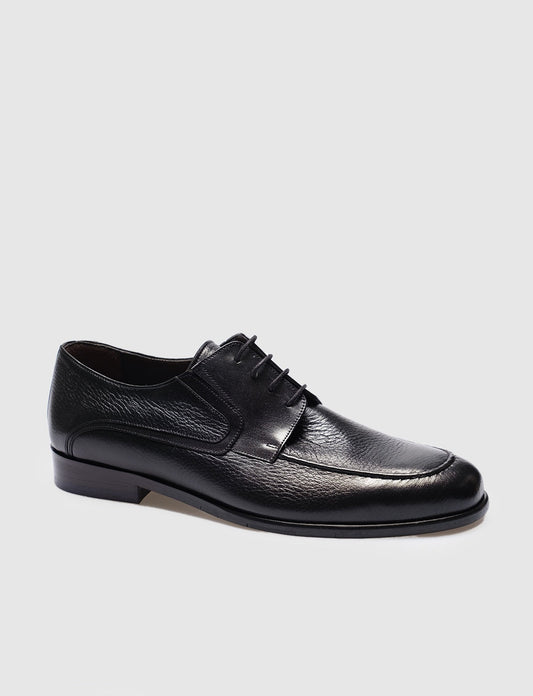 Men Black  Genuine Leather Classic Shoes