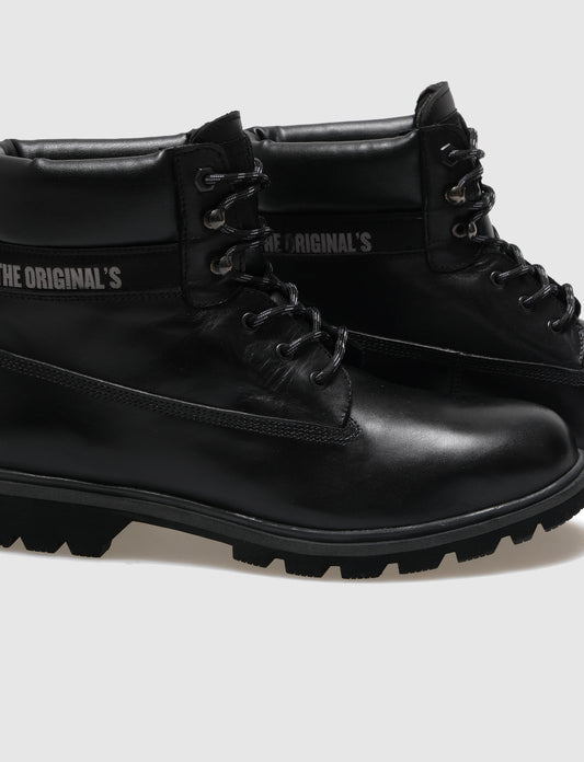 Cabani 373H763 Erkek %100 Hakiki Deri Klasik Bot 017 Siyah Antik-Siyah Geyik