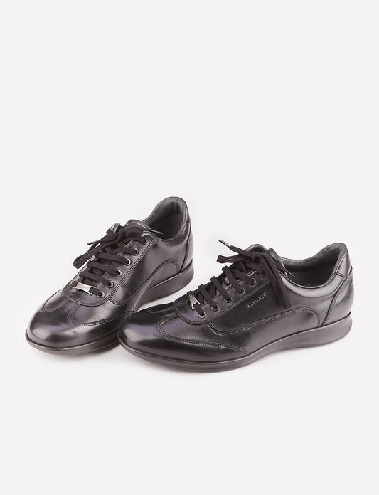 Cabani 251E368 Erkek %100 Hakiki Deri Klasik Ayakkabı 017 Siyah Antik-Siyah Geyik