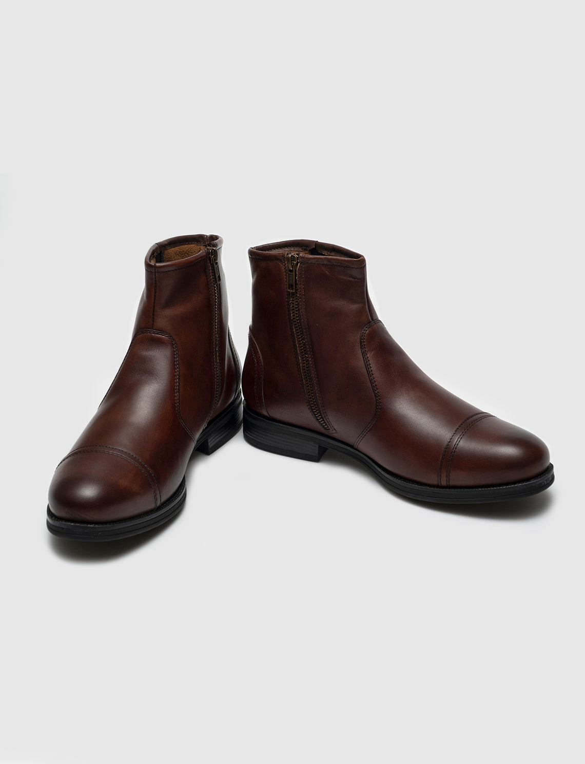 Cabani 319E759 Erkek %100 Hakiki Deri Klasik Bot Kahverengi