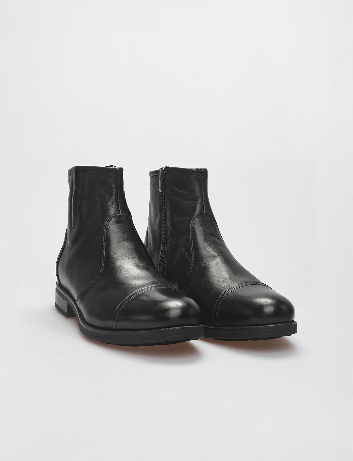 Cabani 319E759 Erkek %100 Hakiki Deri Klasik Bot Siyah