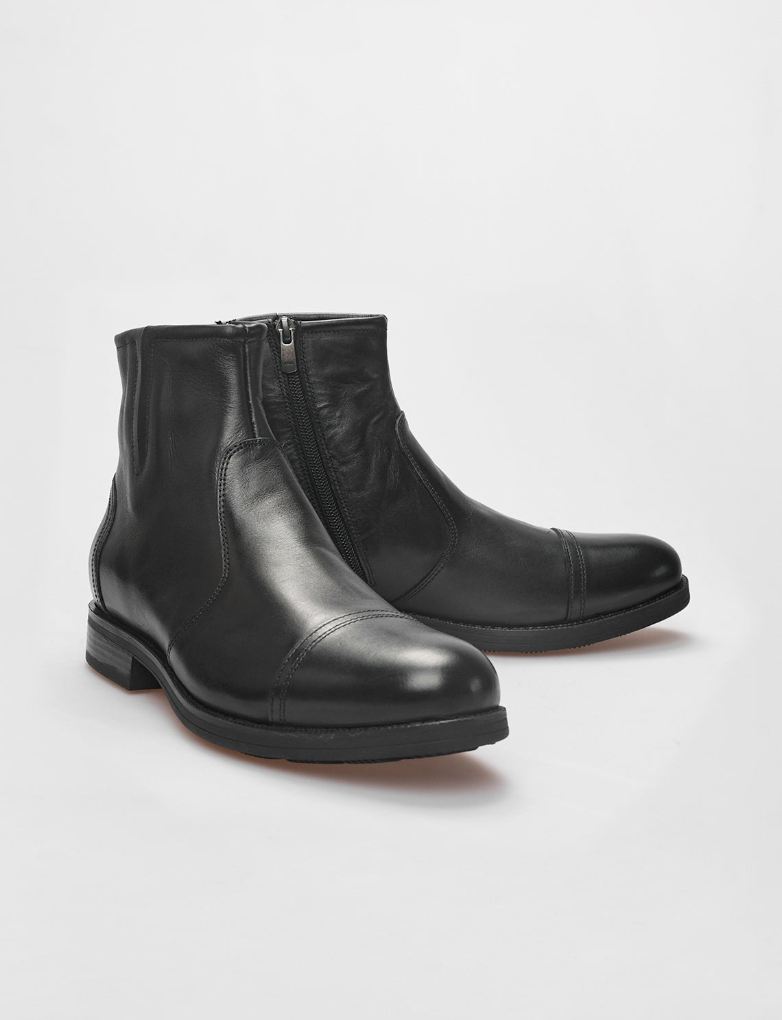 Cabani 319E759 Erkek %100 Hakiki Deri Klasik Bot Siyah