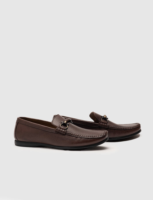 Cabani 167M098 Erkek %100 Hakiki Deri loafer & makosen 327 Kahve Kırma Floter
