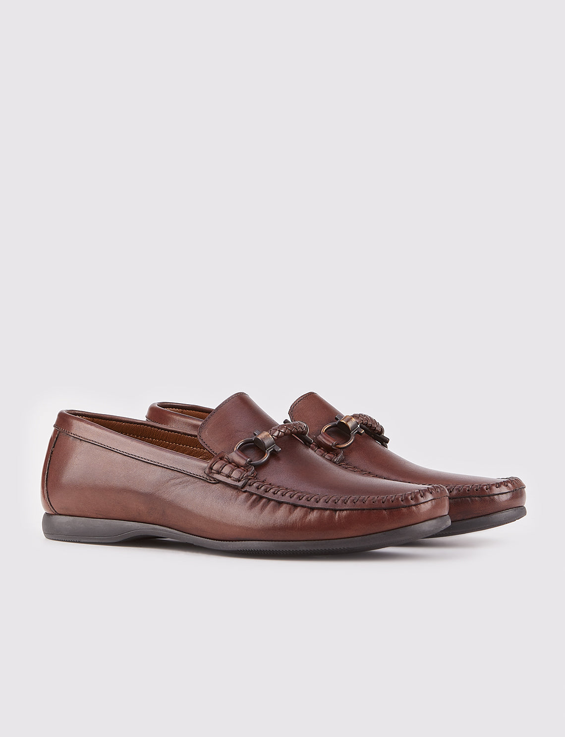 Cabani 167M098 Erkek %100 Hakiki Deri loafer & makosen Kahverengi
