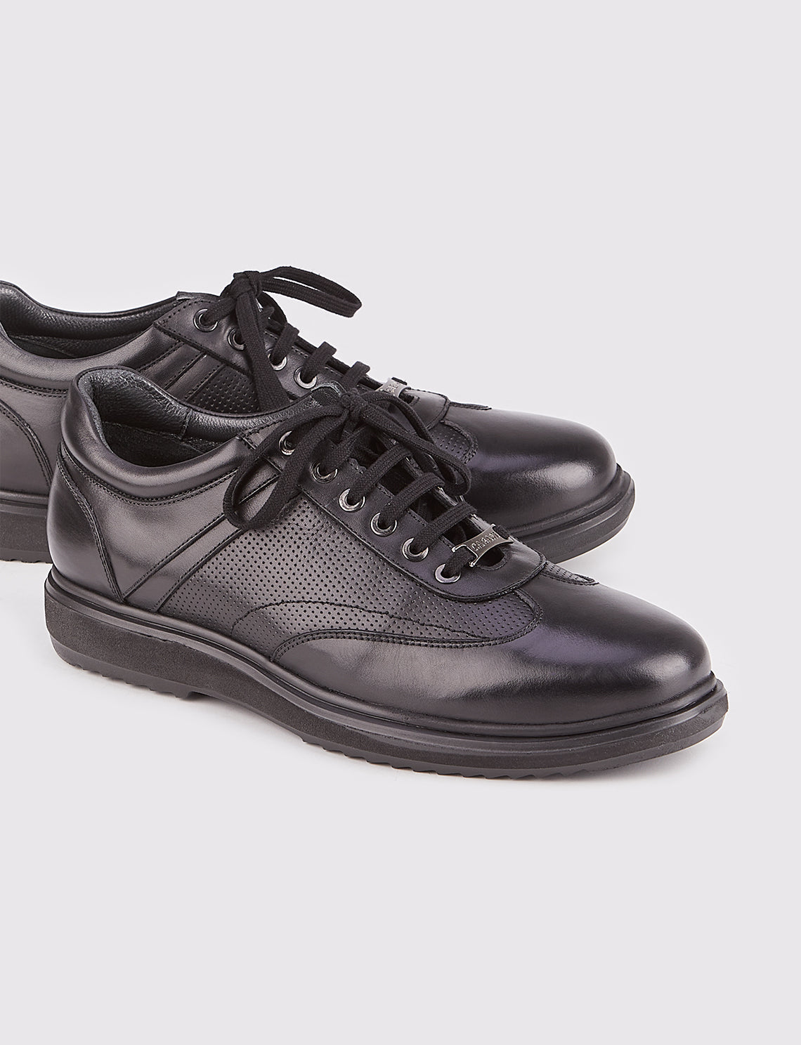 Cabani 144M1200B Erkek %100 Hakiki Deri Günlük Ayakkabı Siyah