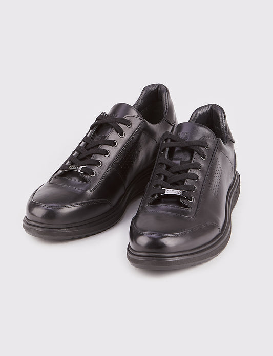 Cabani 144M1199B Erkek %100 Hakiki Deri Günlük Ayakkabı 017 -Siyah Analin