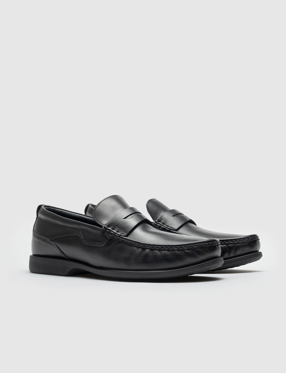 Cabani 121K284 Erkek %100 Hakiki Deri loafer & makosen Siyah