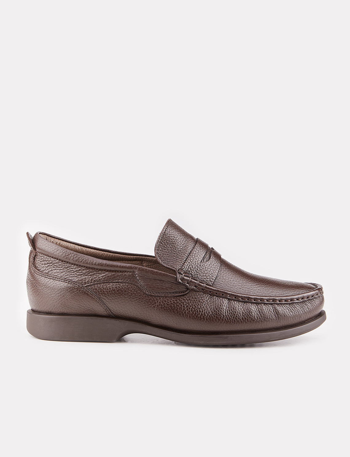 Cabani 121K284 Erkek %100 Hakiki Deri loafer & makosen 029 Kahve Geyik