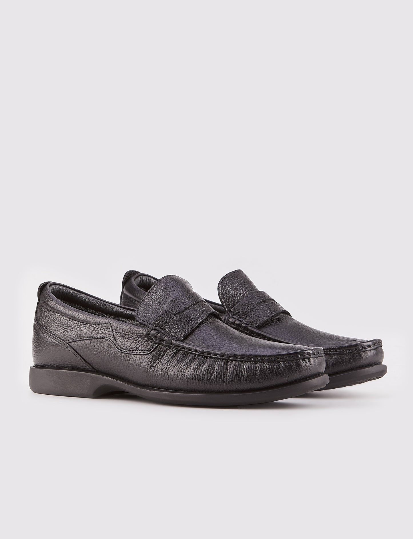 Cabani 121K284 Erkek %100 Hakiki Deri loafer & makosen Siyah