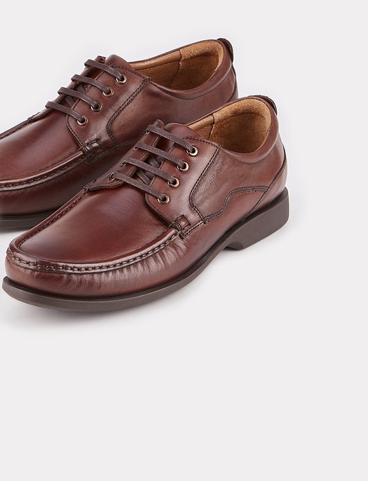 Cabani 121M236 Erkek %100 Hakiki Deri Günlük Ayakkabı Kahverengi