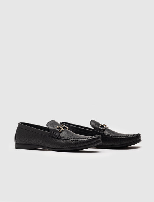 Cabani 167M099C Erkek %100 Hakiki Deri loafer & makosen 017 -Siyah Analin