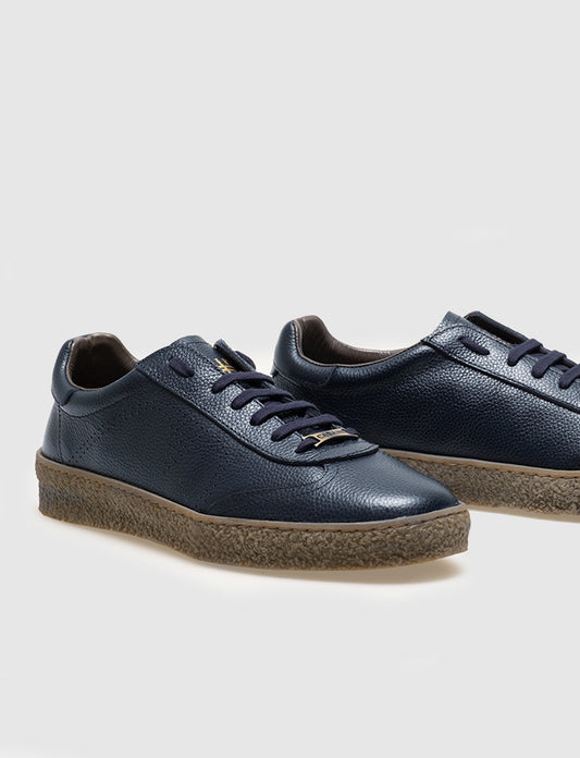 Cabani 292M1308 Erkek %100 Hakiki Deri sneaker &spor Lacivert