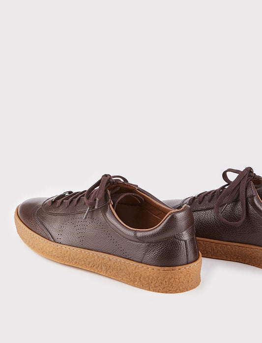 Cabani 292M1308 Erkek %100 Hakiki Deri sneaker &spor Kahverengi