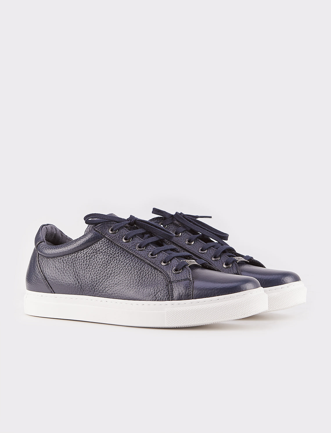 Cabani 312B995 Erkek %100 Hakiki Deri sneaker &spor Lacivert