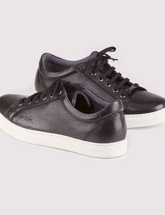 Cabani 312B995 Erkek %100 Hakiki Deri sneaker &spor Siyah