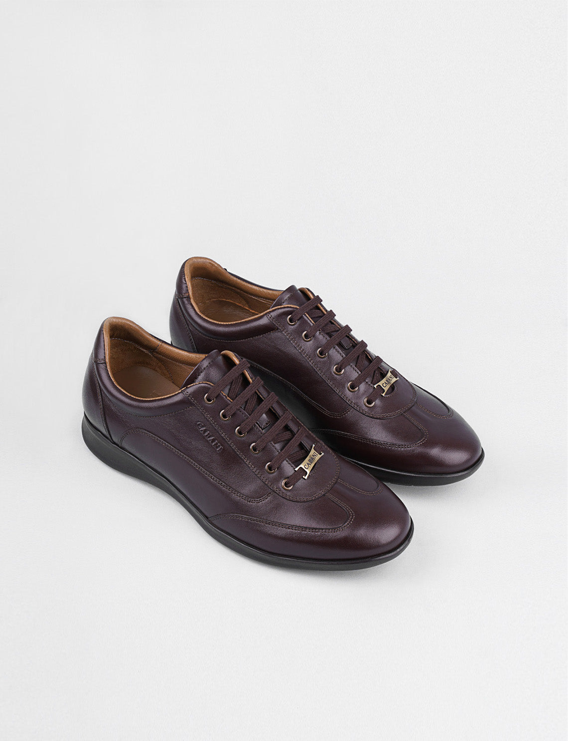 Cabani 251M368 Erkek %100 Hakiki Deri Günlük Ayakkabı Kahverengi