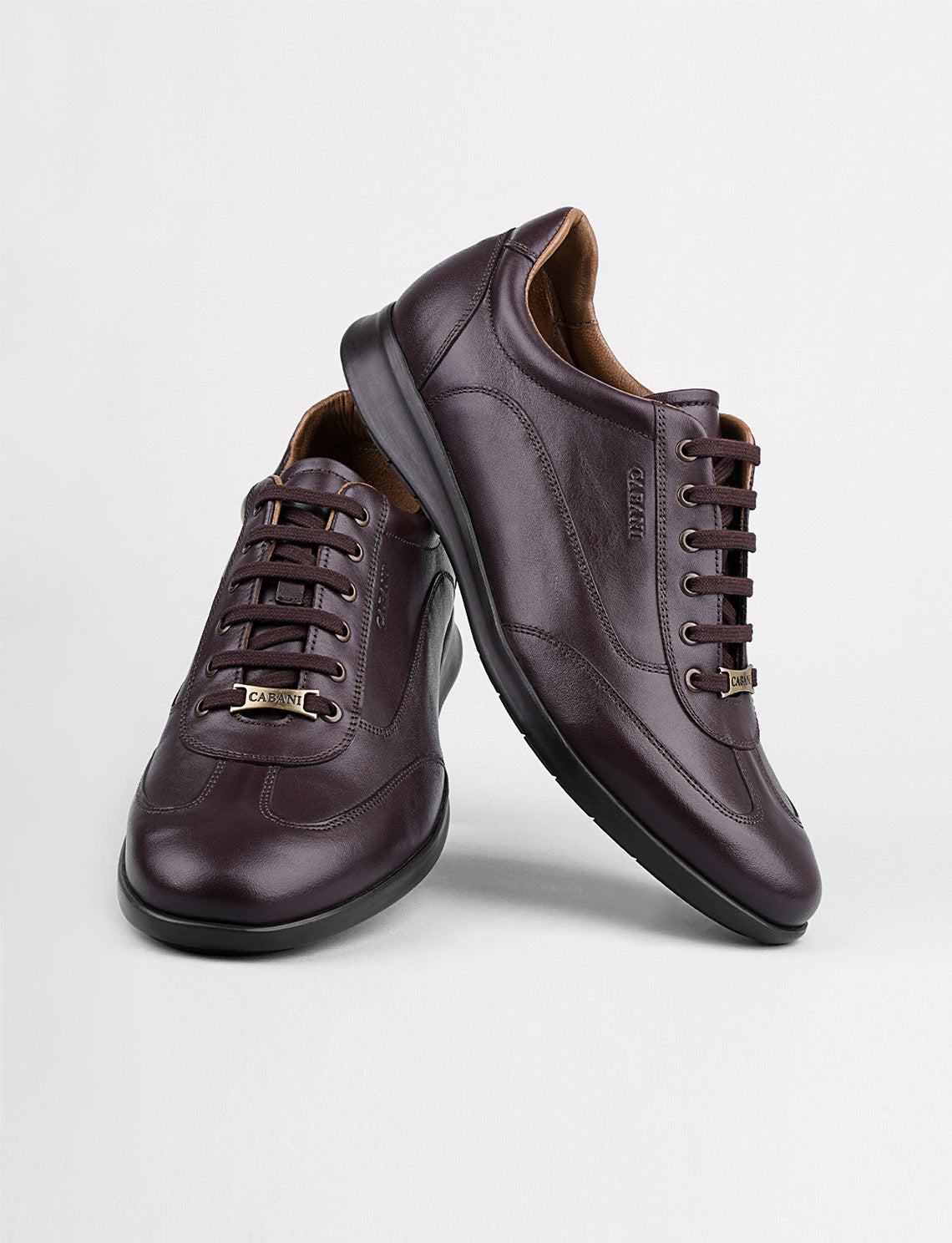 Cabani 251M368 Erkek %100 Hakiki Deri Günlük Ayakkabı Kahverengi