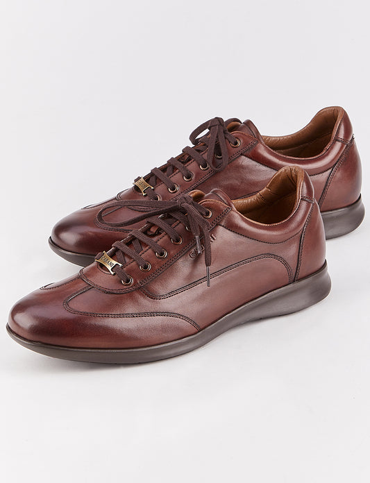 Cabani 251M368 Erkek %100 Hakiki Deri Günlük Ayakkabı 691 Kahve Sannetta