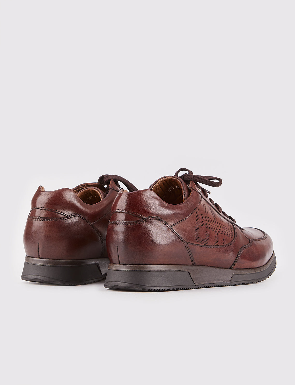 Cabani 183E548 Erkek %100 Hakiki Deri Günlük Ayakkabı Kahverengi