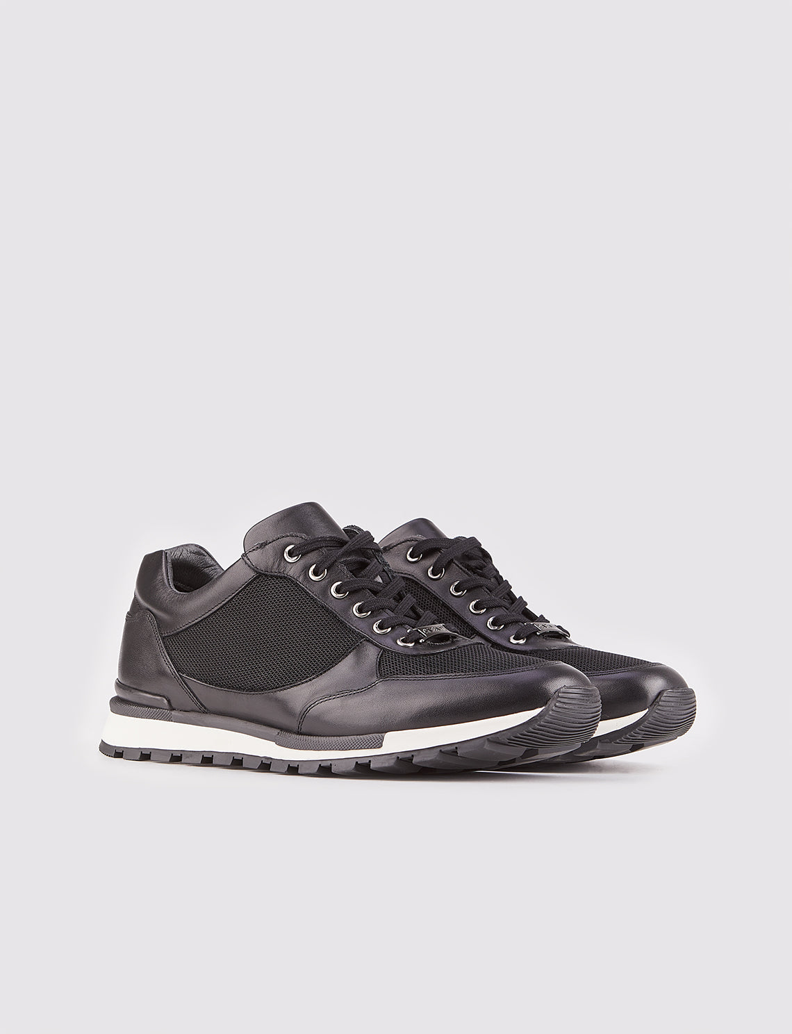 Cabani 460C548 Erkek %100 Hakiki Deri sneaker &spor 400 Siyah Napa