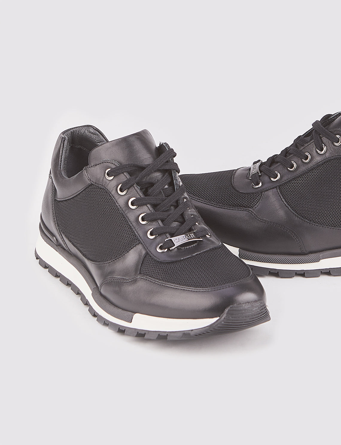 Cabani 460C548 Erkek %100 Hakiki Deri sneaker &spor 400 Siyah Napa