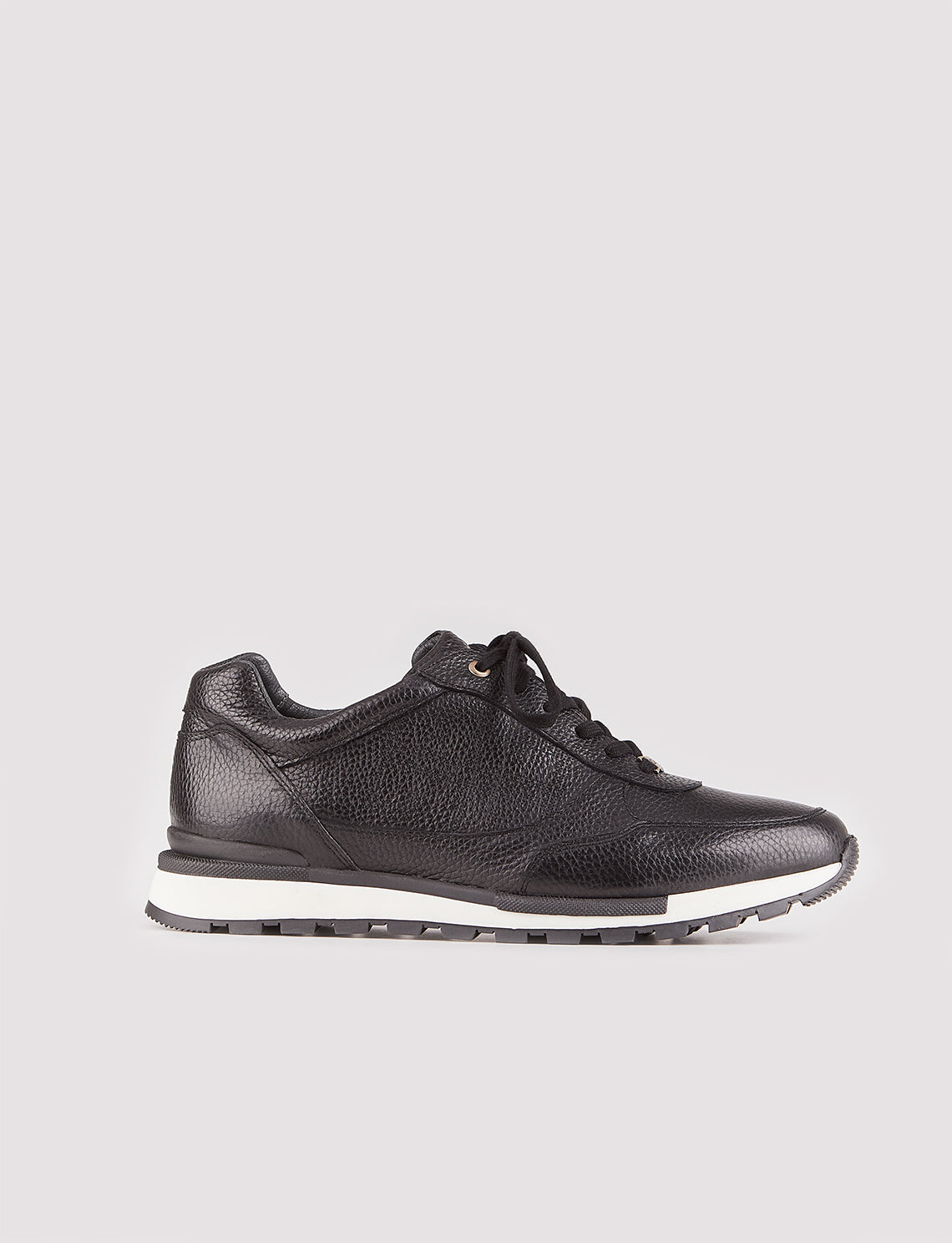 Cabani 460C548 Erkek %100 Hakiki Deri sneaker &spor Siyah