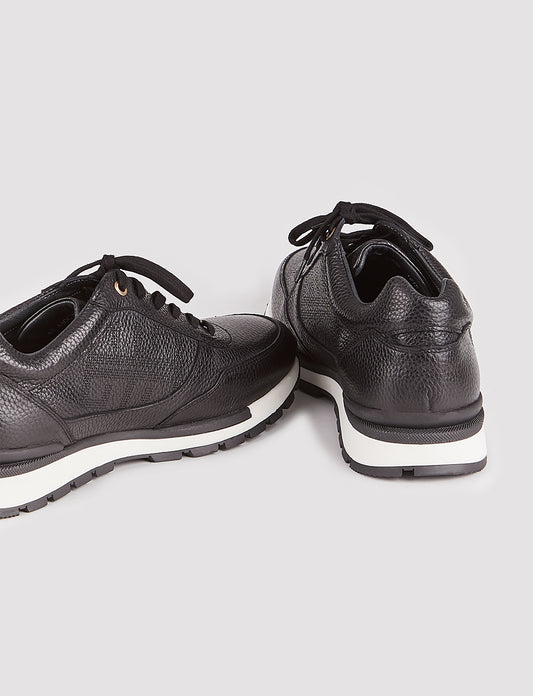 Cabani 460C548 Erkek %100 Hakiki Deri sneaker &spor 426 Siyah Kırma