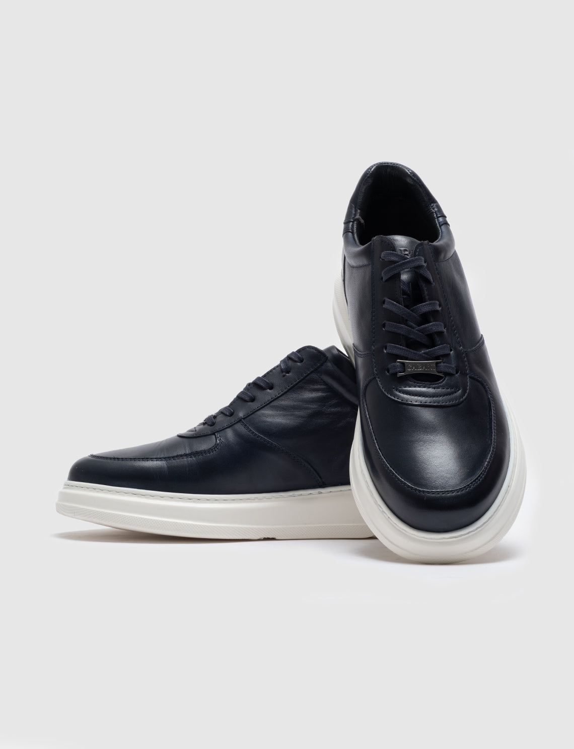 Cabani 184M1410 Erkek %100 Hakiki Deri sneaker &spor Lacivert